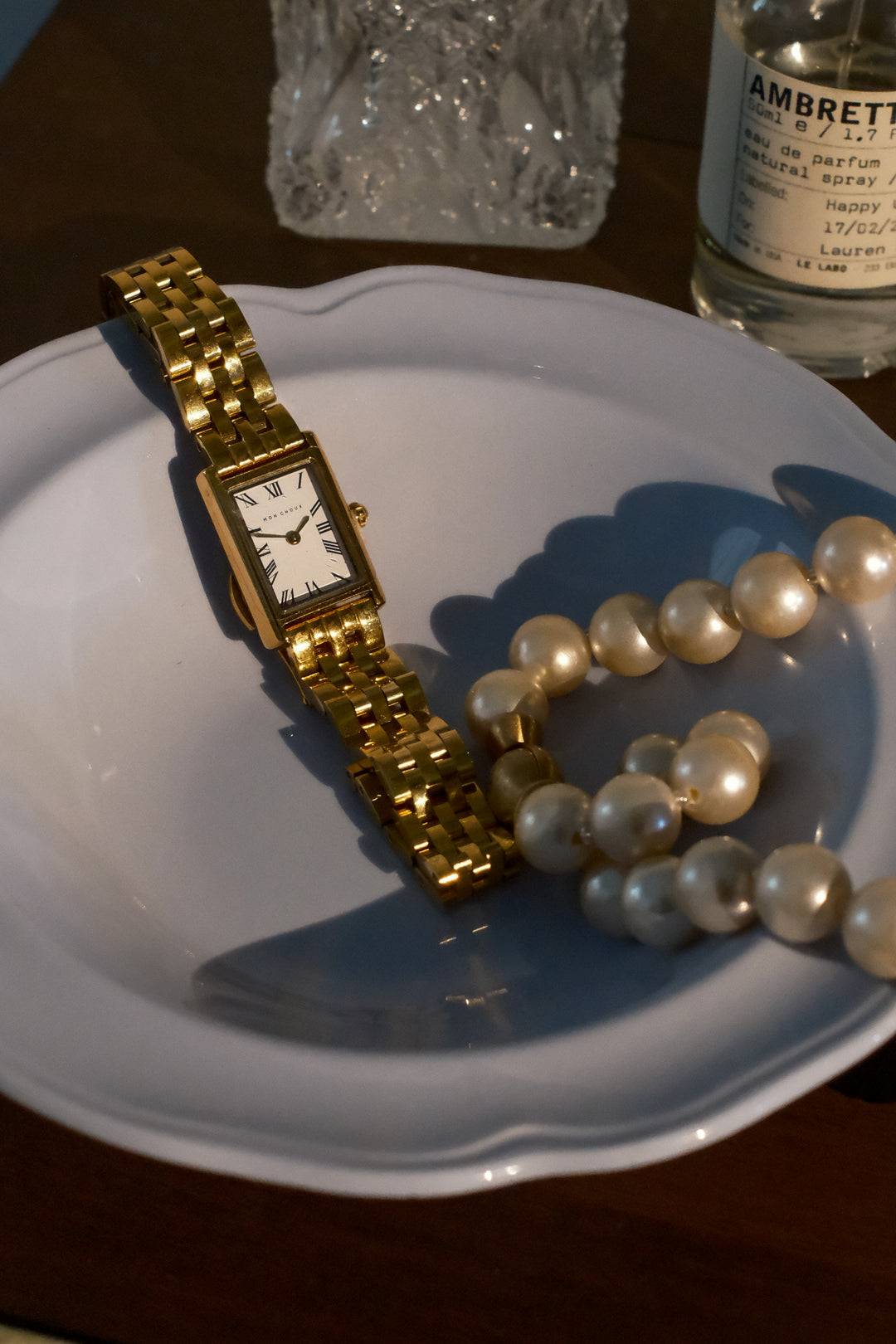 RENDEZVOUS - GOLD STAINLESS STEEL WATCH - 5LINK