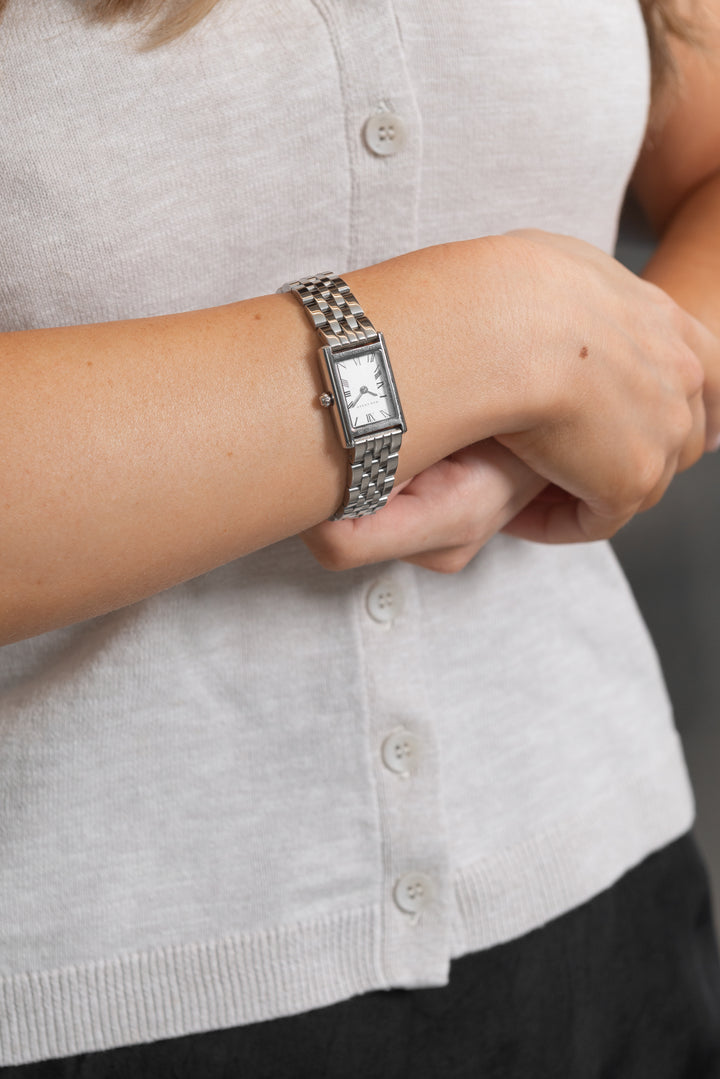 RENDEZVOUS - SILVER STAINLESS STEEL WATCH - 5LINK