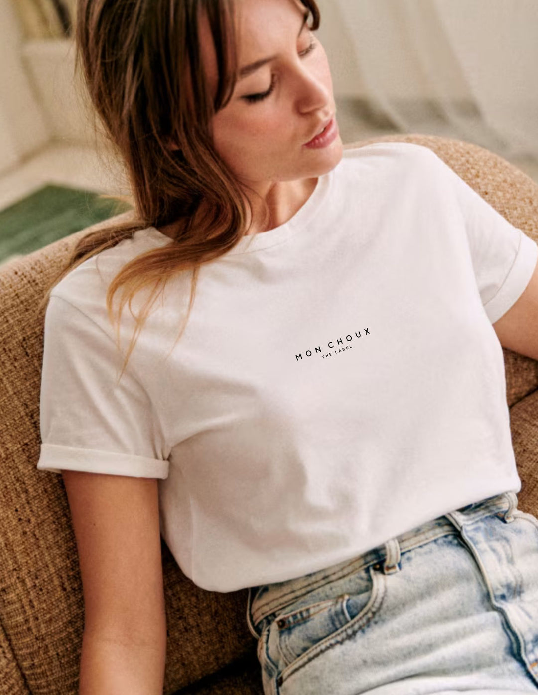 WOMEN'S ROLLED SLEEVE TEE