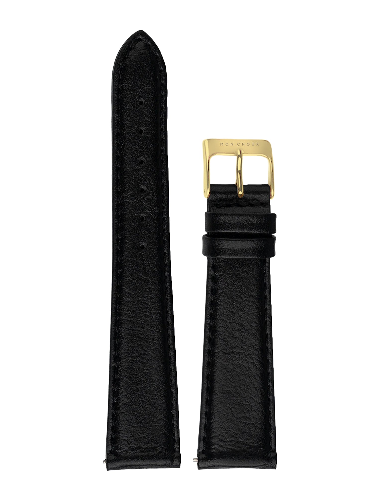 Rendezvous Gold Watch - Noir Sustain Leather