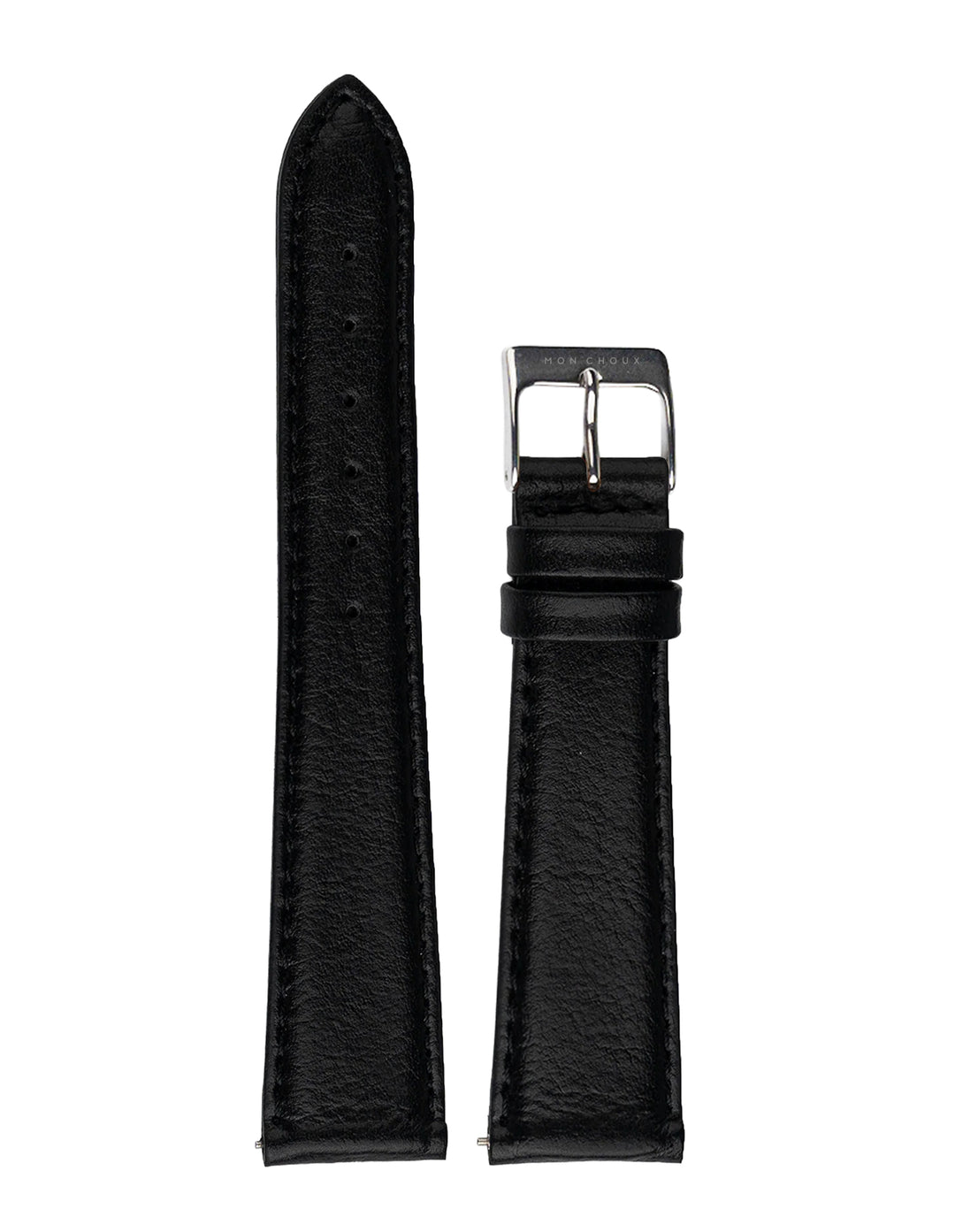 RENDEZVOUS - SILVER WATCH - NOIR | SUSTAIN LEATHER