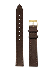 Rendezvous Gold Watch - Choc Suede