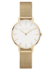 L'Essential White/Gold Watch - Mesh