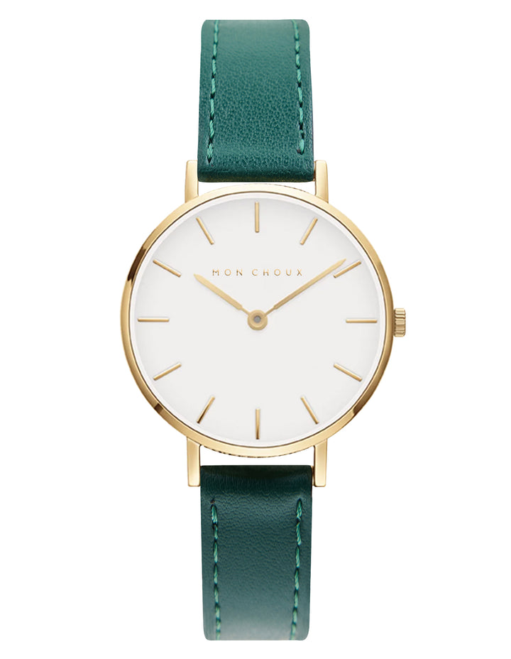 L'ESSENTIAL - WHITE/GOLD WATCH - VINE VEGAN LEATHER | GRAPE