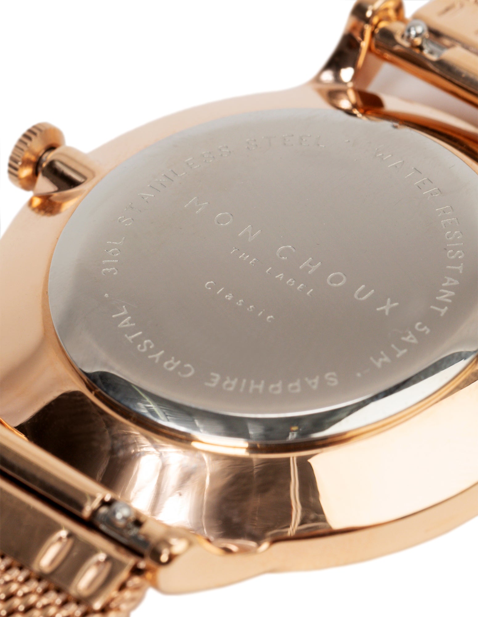 Classic Rose Gold Watch - Mesh