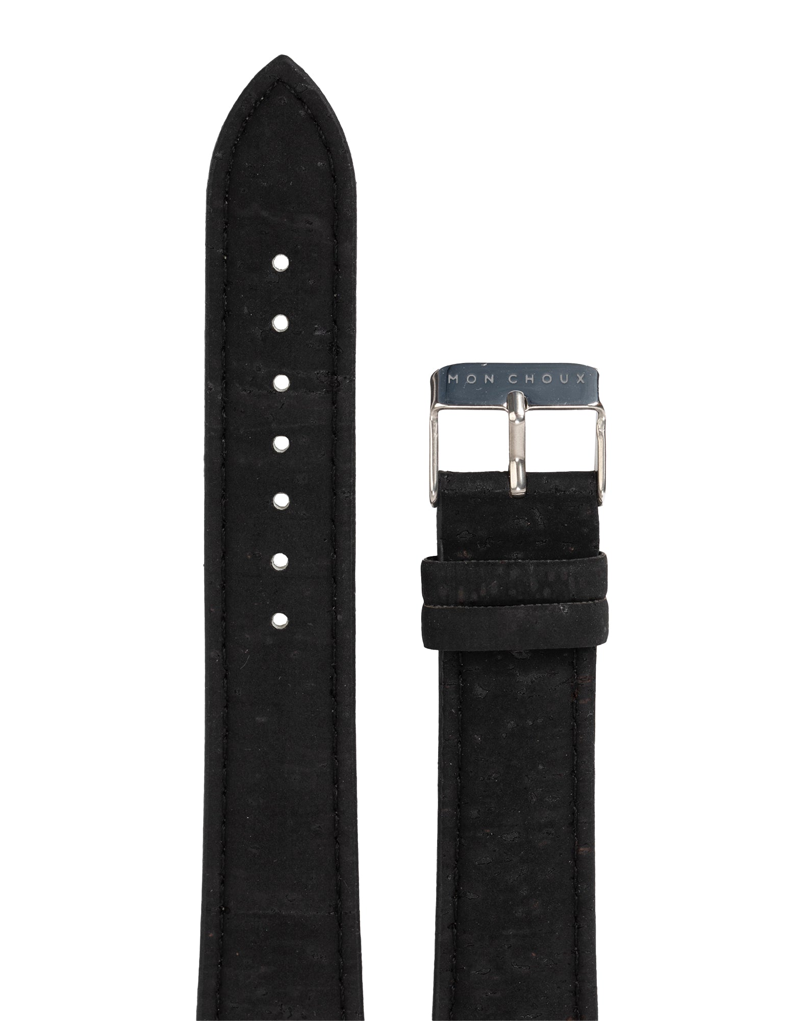 Classic White/Silver - Black Cork Leather