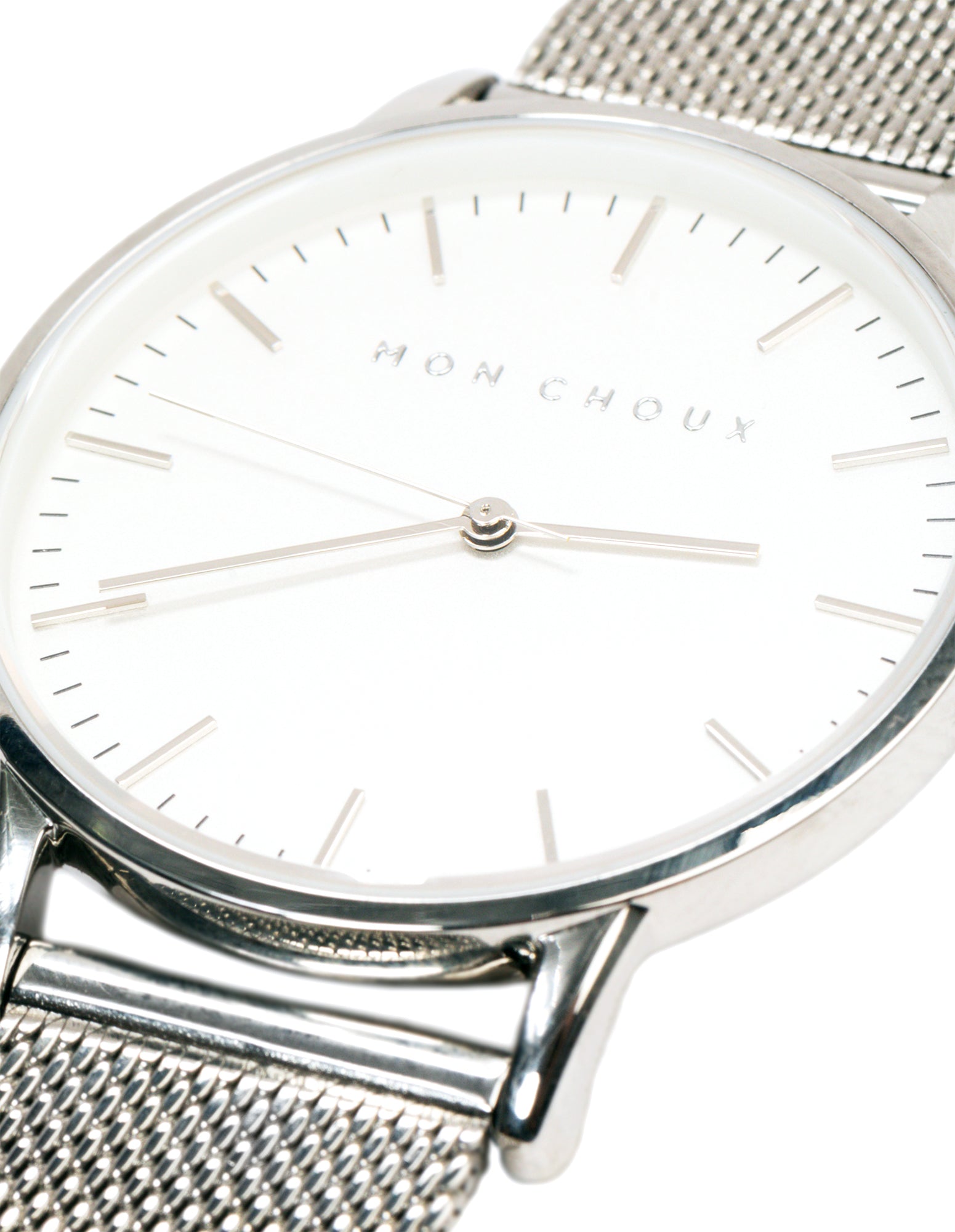 Classic Silver Watch - Mesh