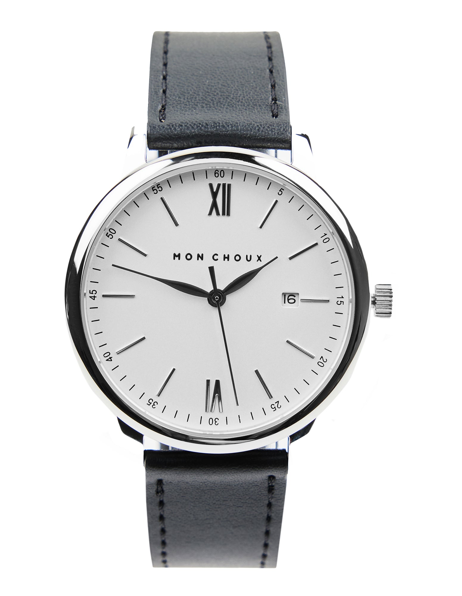Homme White/Silver - Noir Grape Leather