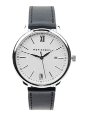 Homme White/Silver - Noir Grape Leather