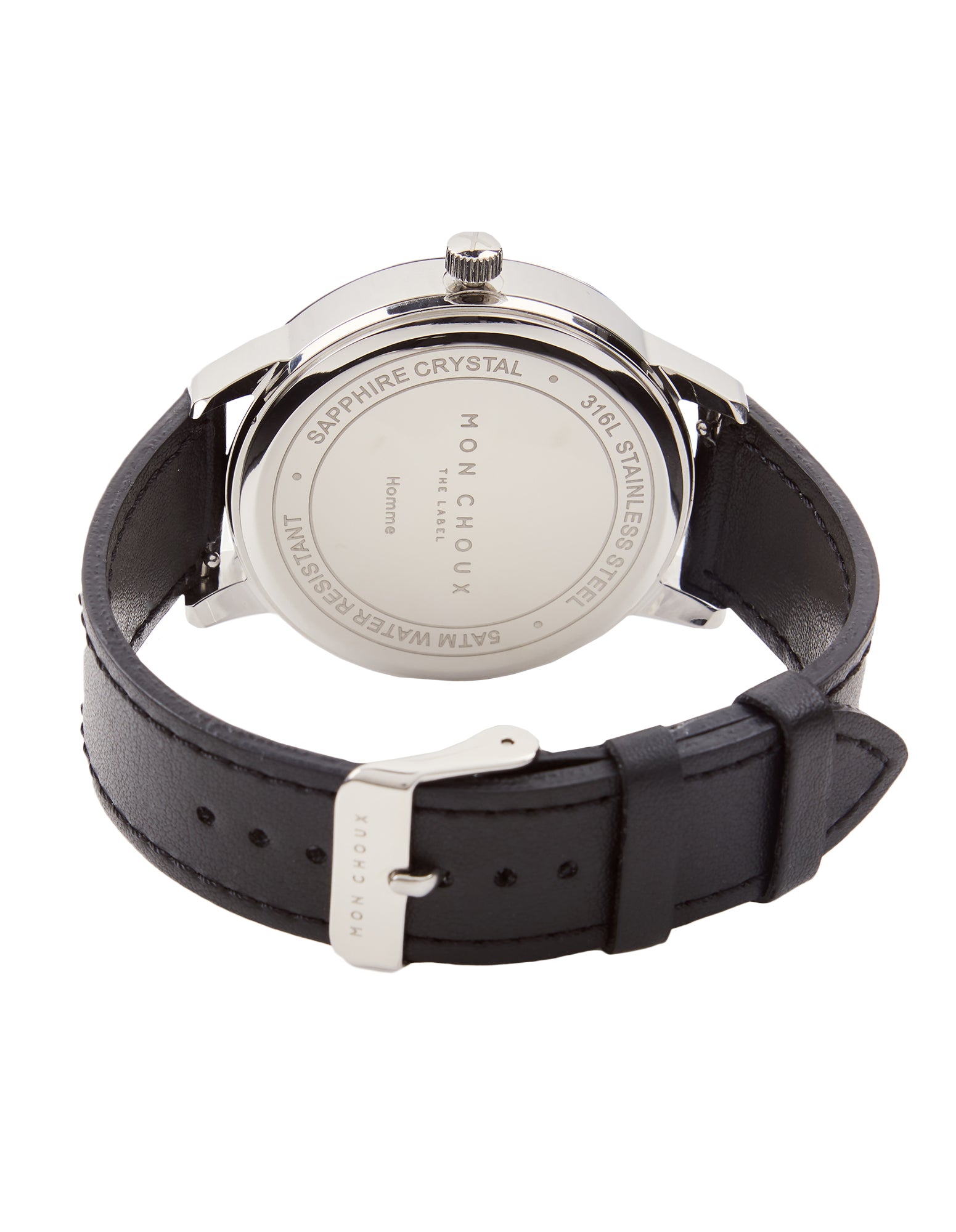 Homme White/Silver - Noir Grape Leather