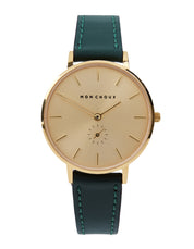 Lille Gold Watch - Vine Grape Leather