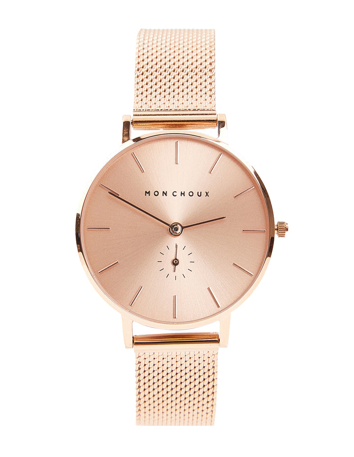 LILLE - ROSE GOLD WATCH - MESH