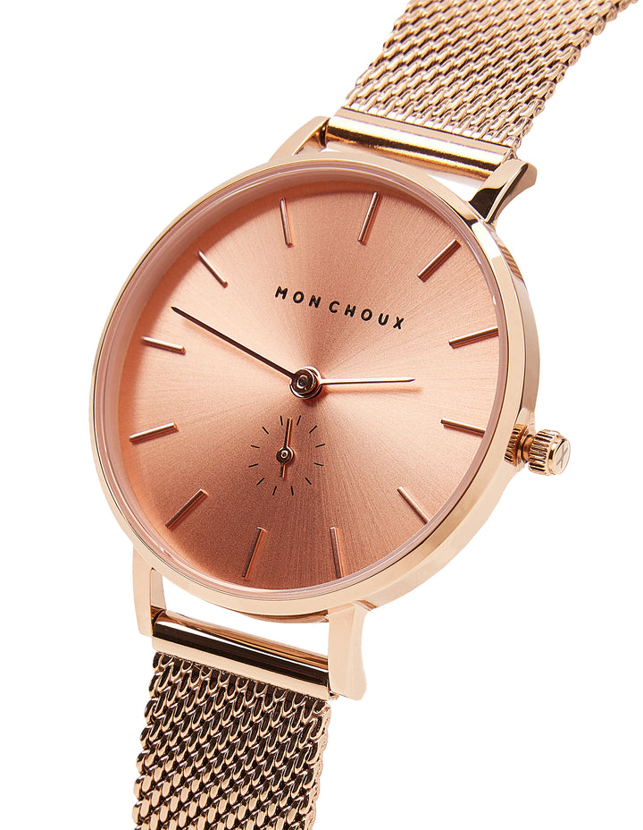 LILLE - ROSE GOLD WATCH - MESH