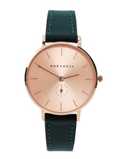 Lille Rose Gold Watch - Vine Grape Leather