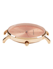 Lille Rose Gold Watch - Vine Grape Leather