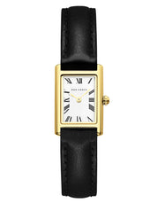 Rendezvous Gold Watch - Noir Sustain Leather