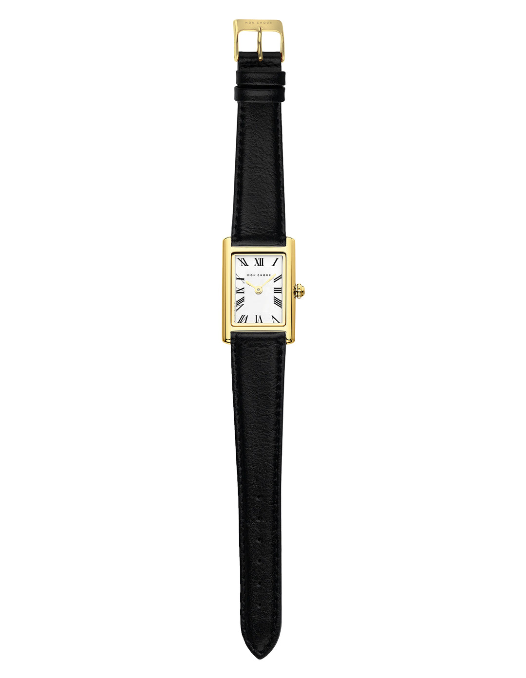 RENDEZVOUS - GOLD WATCH - NOIR | SUSTAIN LEATHER