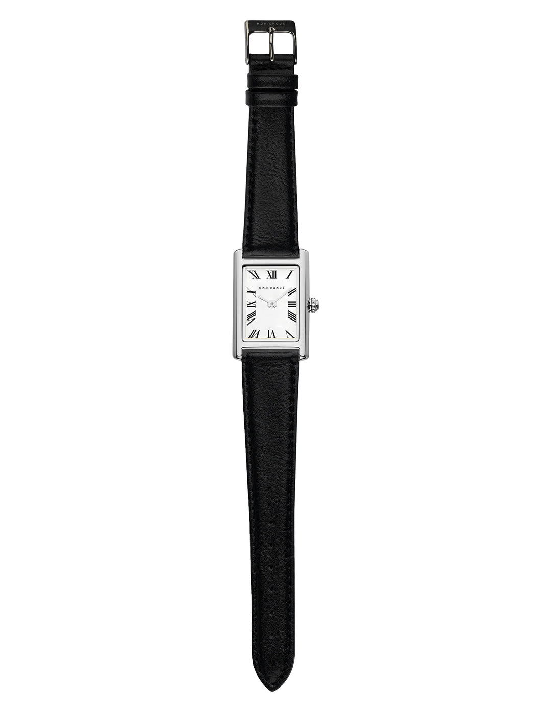 RENDEZVOUS - SILVER WATCH - NOIR | SUSTAIN LEATHER