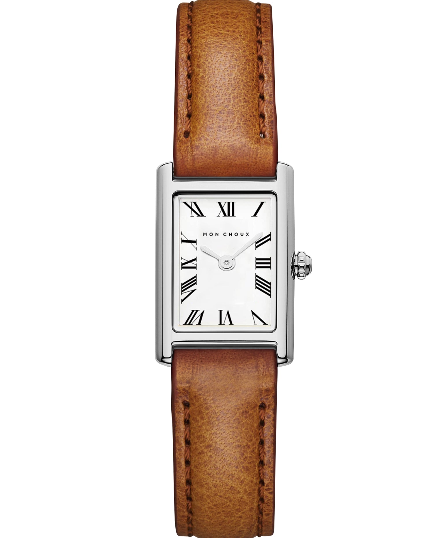 MonChoux_Rendezvous28mmsilverrectanglewatch_tanleather_front.jpg