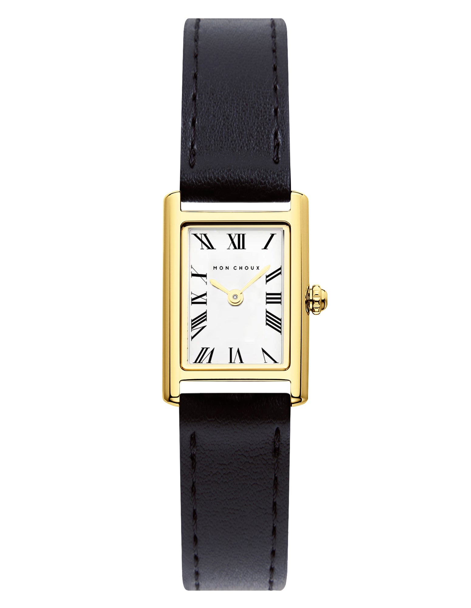 Rendezvous Gold Watch - Noir Grape Leather