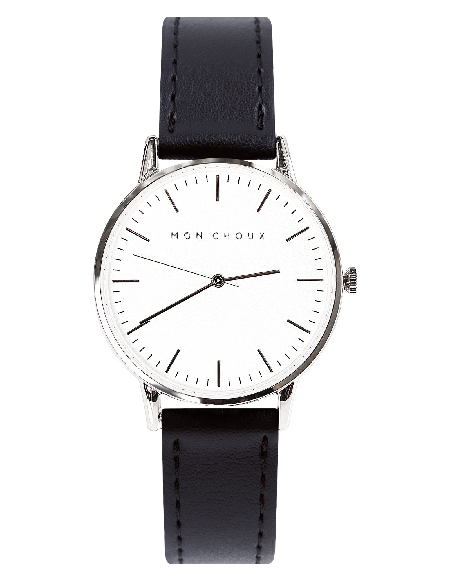 Classic White/Silver - Noir Grape Leather