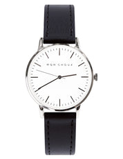 Classic White/Silver - Noir Grape Leather