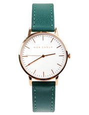 Classic White/Rose Gold - Vine Grape Leather