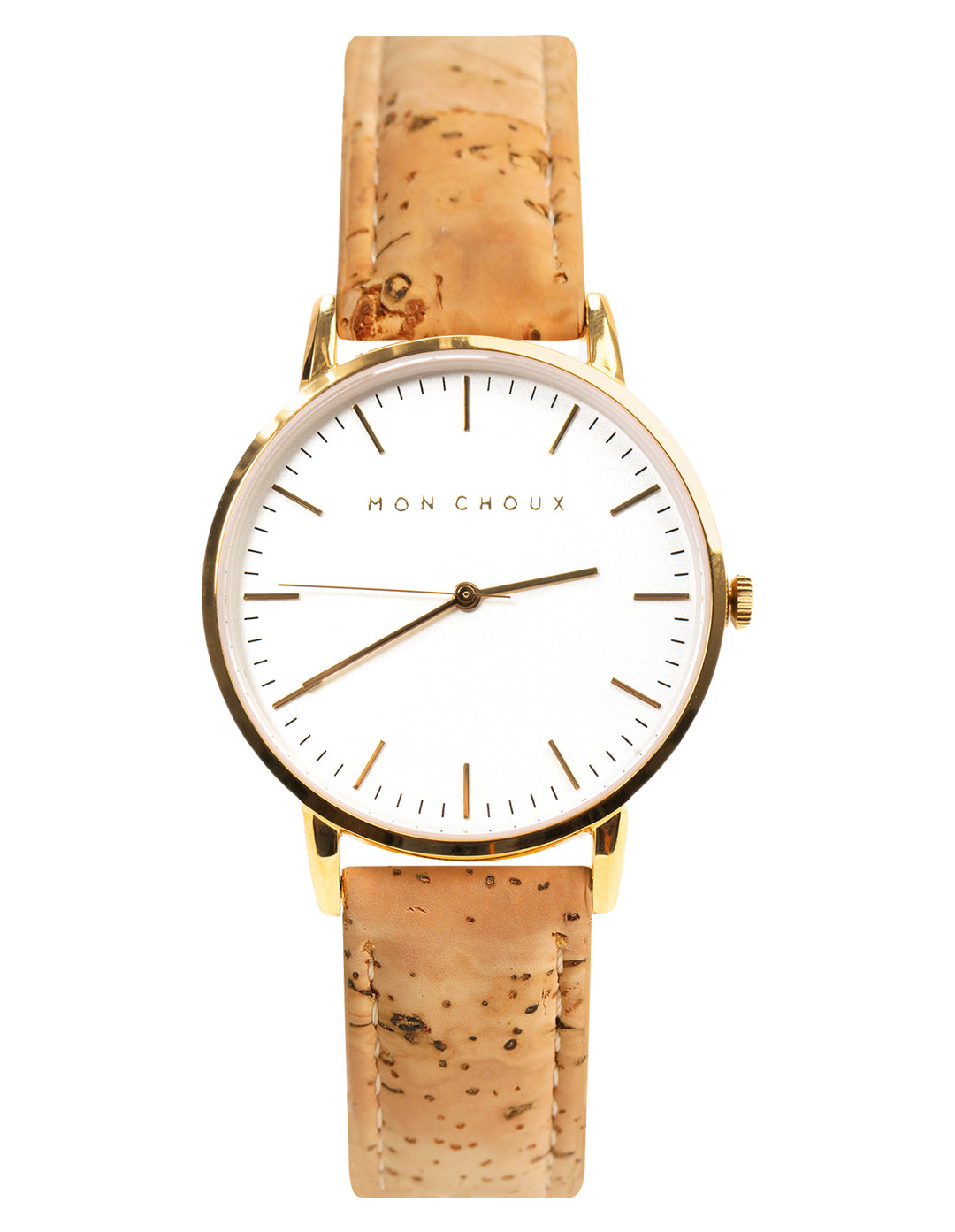 CLASSIC - WHITE/GOLD - NATURAL VEGAN LEATHER | CORK