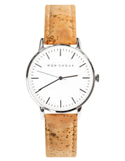 Classic White/Silver - Natural Cork Leather
