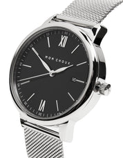 Homme Noir/Silver - Mesh