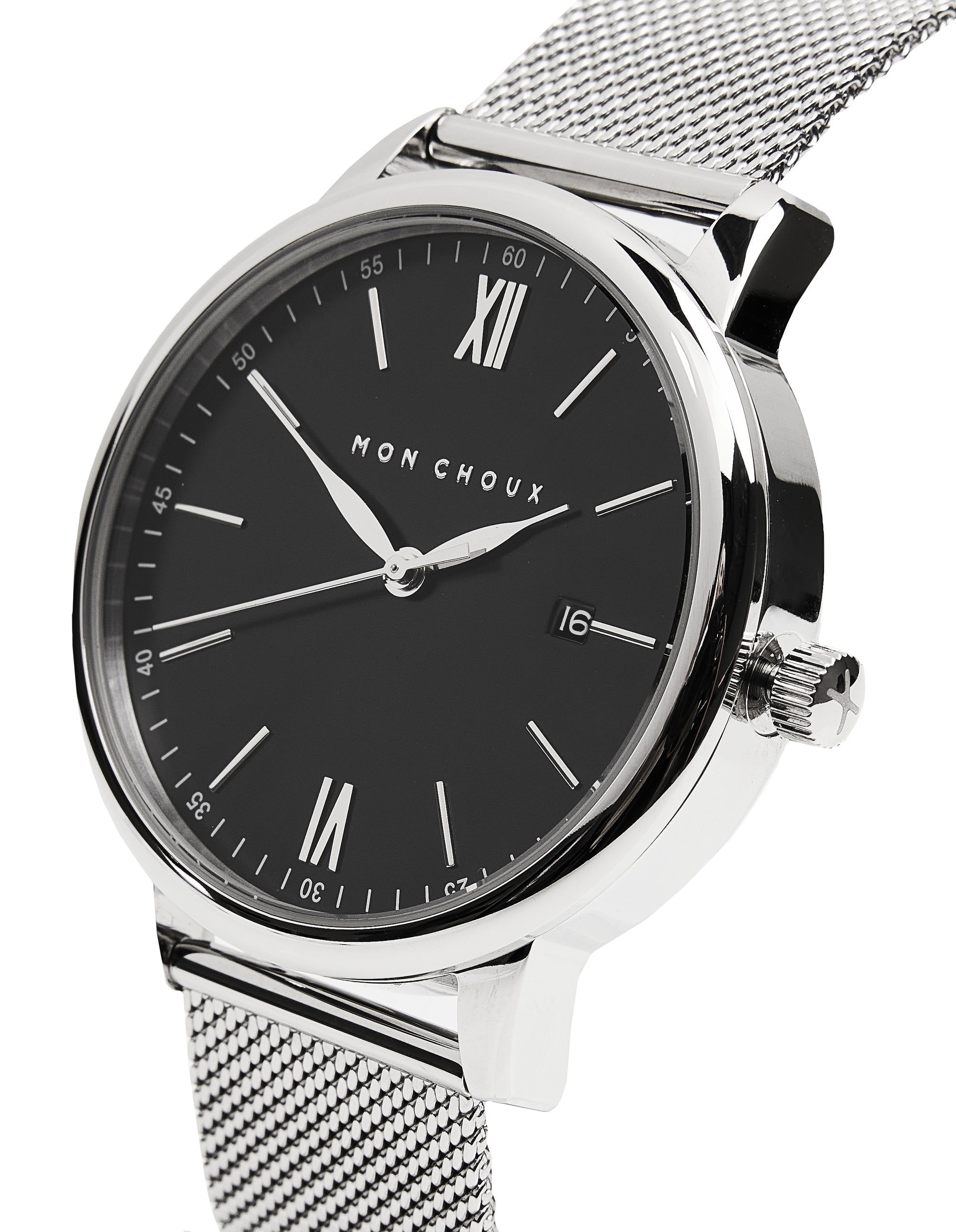 Homme Noir/Silver - Mesh