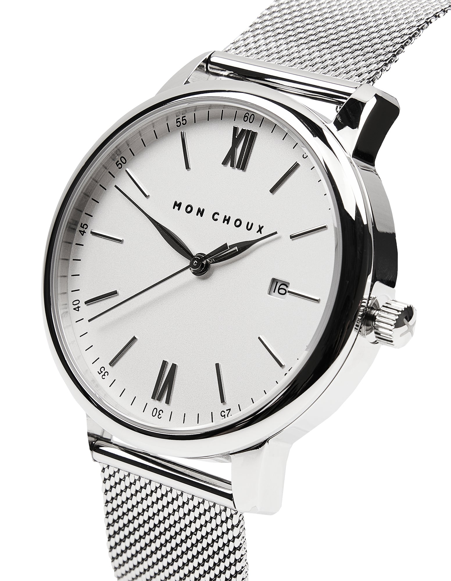 Homme White/Silver - Mesh