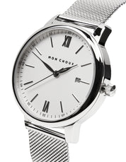 Homme White/Silver - Mesh