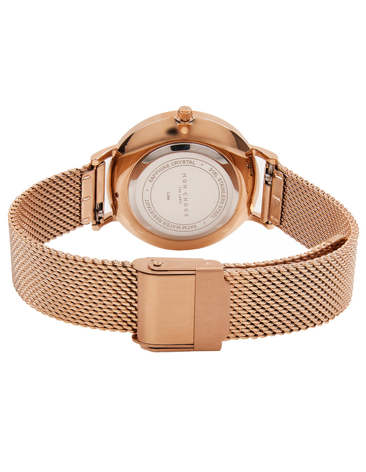 LILLE - ROSE GOLD WATCH - MESH