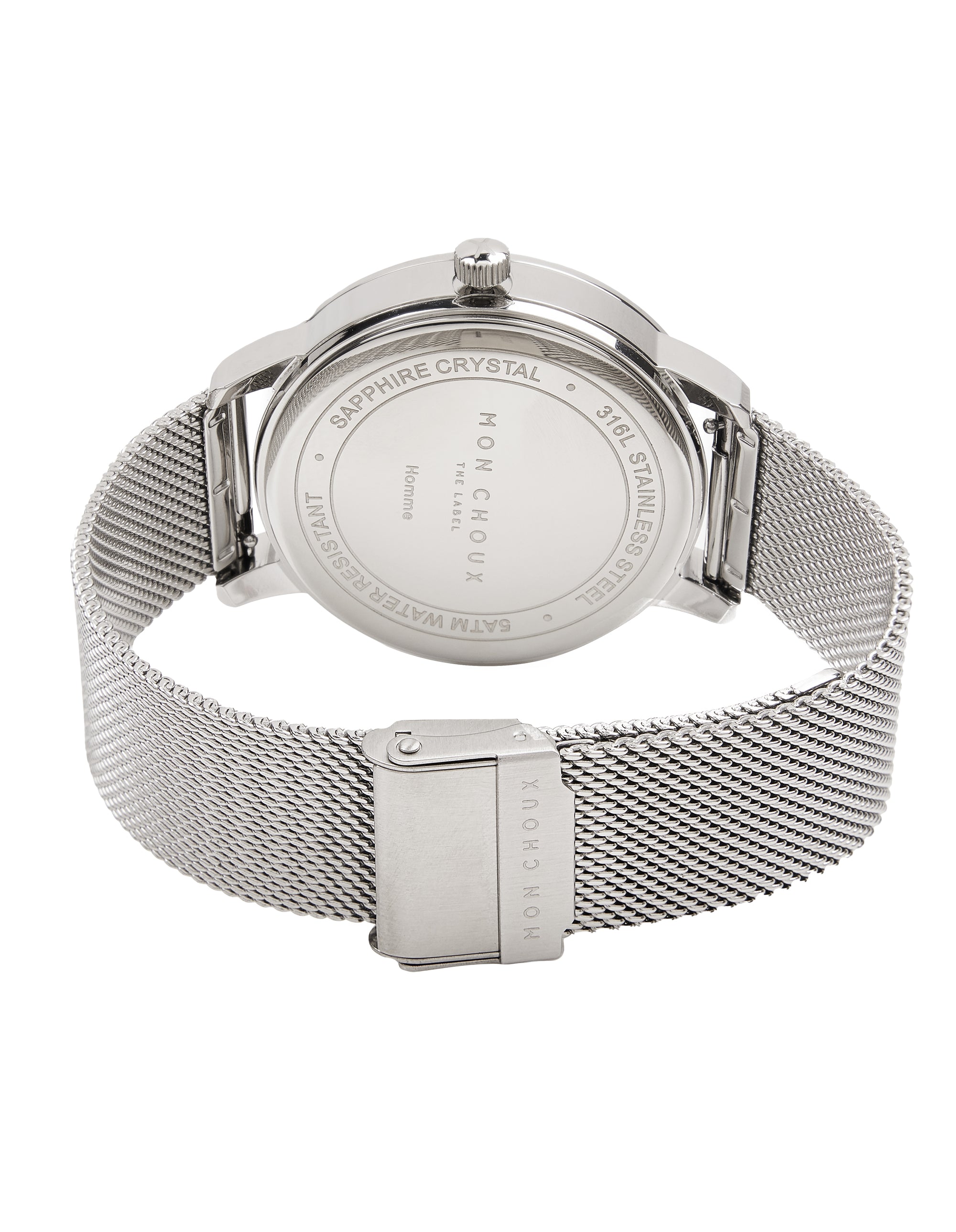 Homme White/Silver - Mesh
