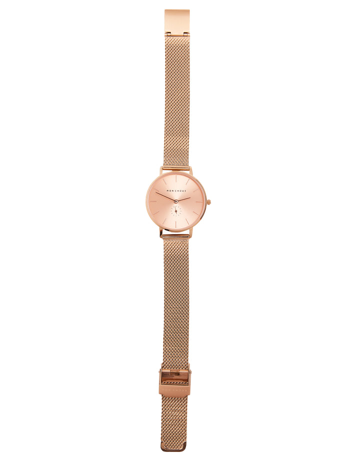 LILLE - ROSE GOLD WATCH - MESH