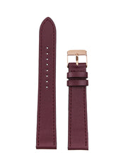 Classic White/Rose Gold - Burgundy Grape Leather