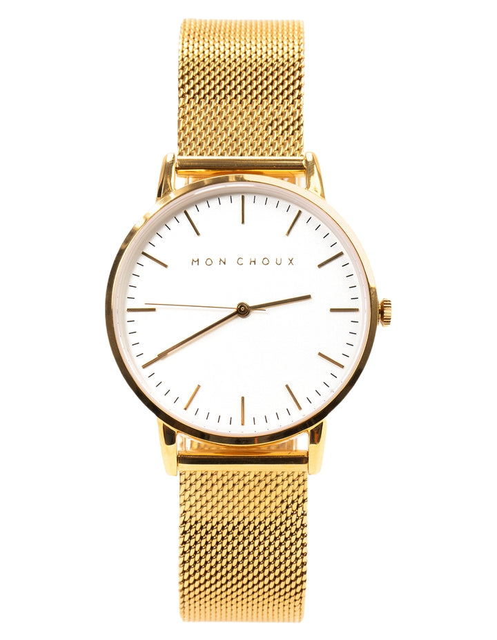CLASSIC - GOLD WATCH - MESH
