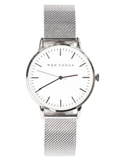 Classic Silver Watch - Mesh