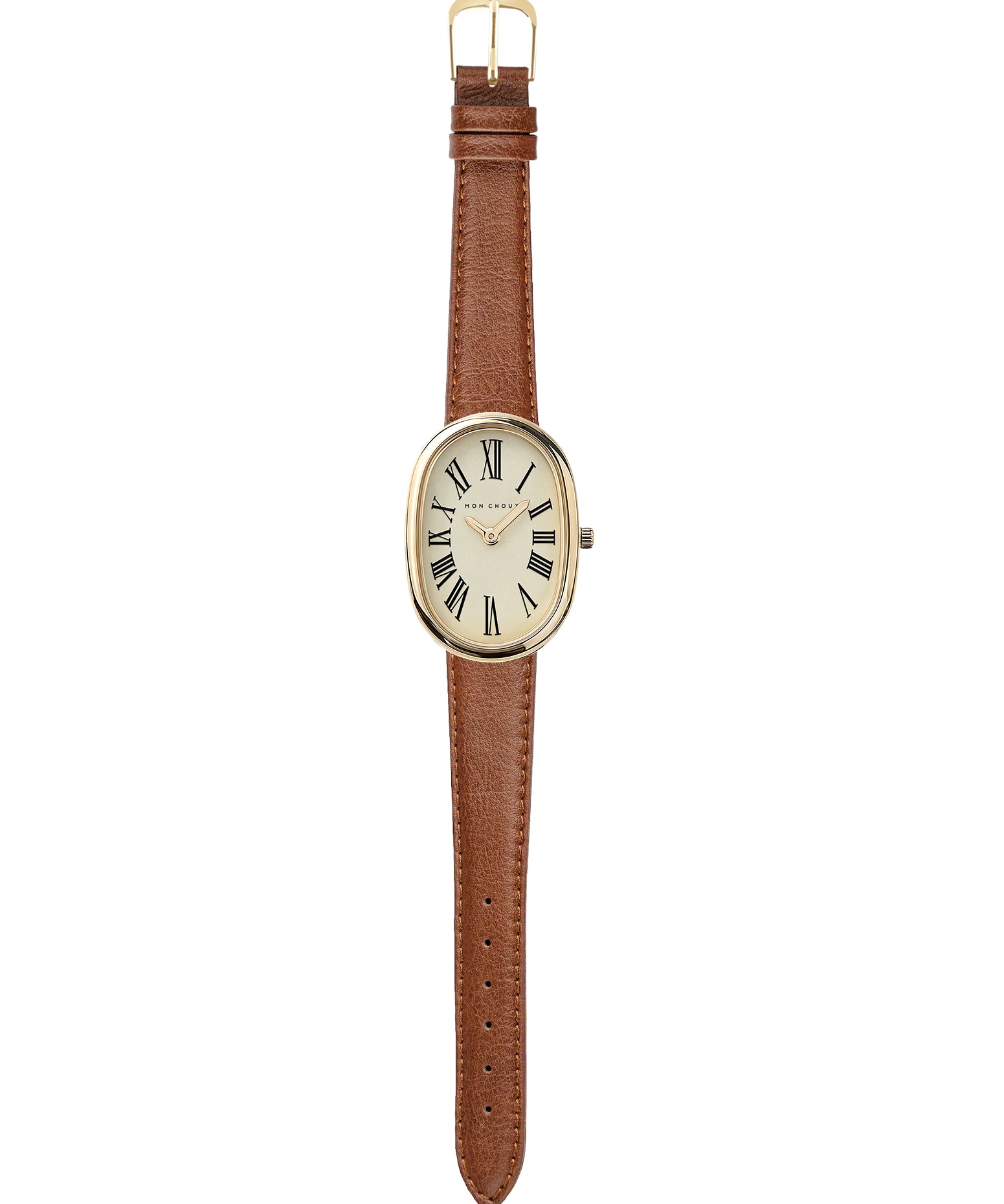 Mon_Choux_Product_image_Fleur_white-gold_tan_leather_watch_strap_23mm_vintage_oval_watch_straight.jpg