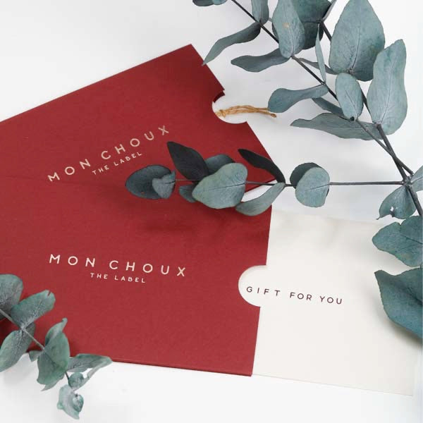 MON CHOUX GIFT CARD - CERTIFICATE